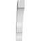 Ekena Millwork 4-in. W x 20-in. D x 26-in. H Balboa Architectural Grade PVC Knee Brace BRCP04X20X26BOA - alternate 4